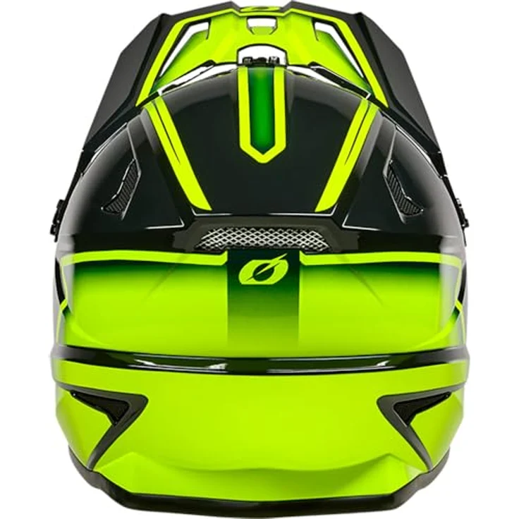 O'Neal Sonus Helm Slick Gray/Neon Yellow, Fullface-Helm für MTB, Enduro, Freeride und Downhill, Größe M – Bild 2