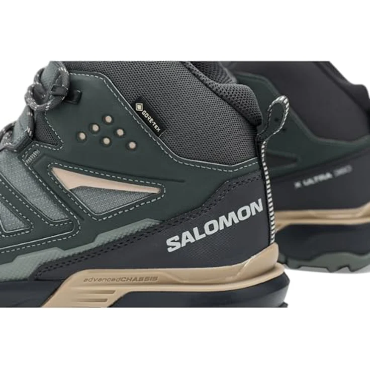 Salomon X Ultra 360 MID GTX W, Wanderschuhe in Grün, Größe EUR 39.5, Synthetik/Textil – Bild 6