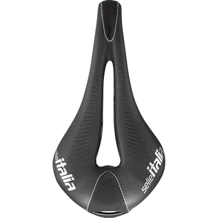 Selle Italia Perfection Fahrradsattel mit Shock Absorber, Fibra-Tek Oberfläche und Superflow Technologie, schwarz – Bild 2
