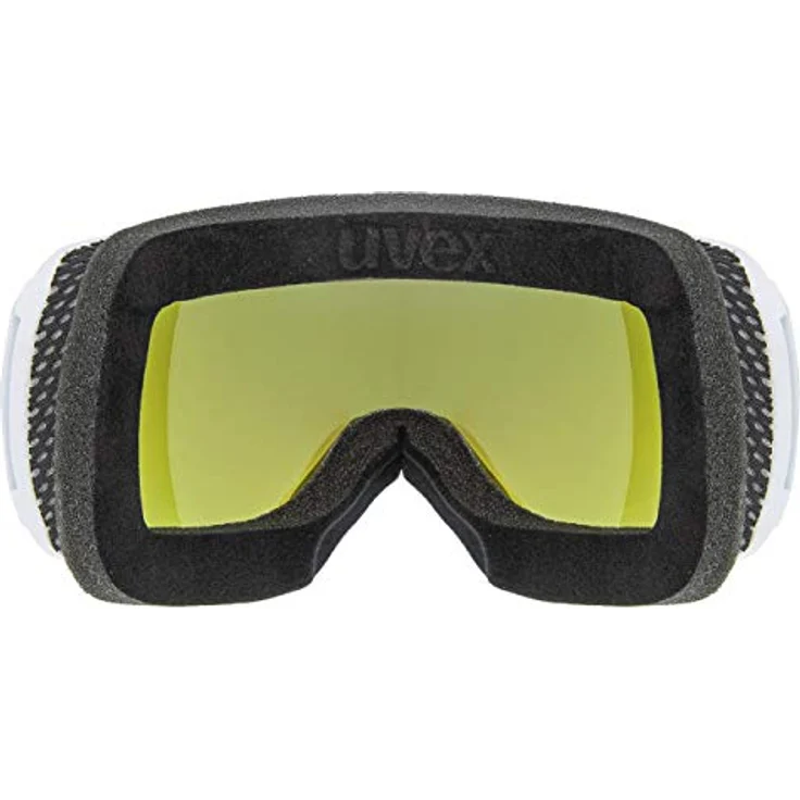 Uvex downhill 2100 CV - Skibrille für Damen und Herren - kontraststeigernd - verzerrungs- & beschlagfrei - weiß matt/blau-grün - one size – Bild 3