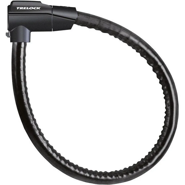 Trelock Panzerkabelschloss, 100 cm, Sicherheitsstufe 4 mit Wendeschlüssel und hoher Flexibilität