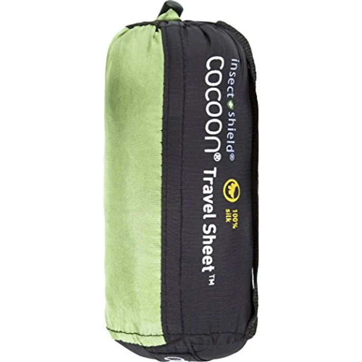 Cocoon Insect Shield TravelSheet, ultraleichter Reiseschlafsack aus 100 % Seide, 220 cm, mit Insektenschutz und seitlichem Klettverschluss – Bild 5