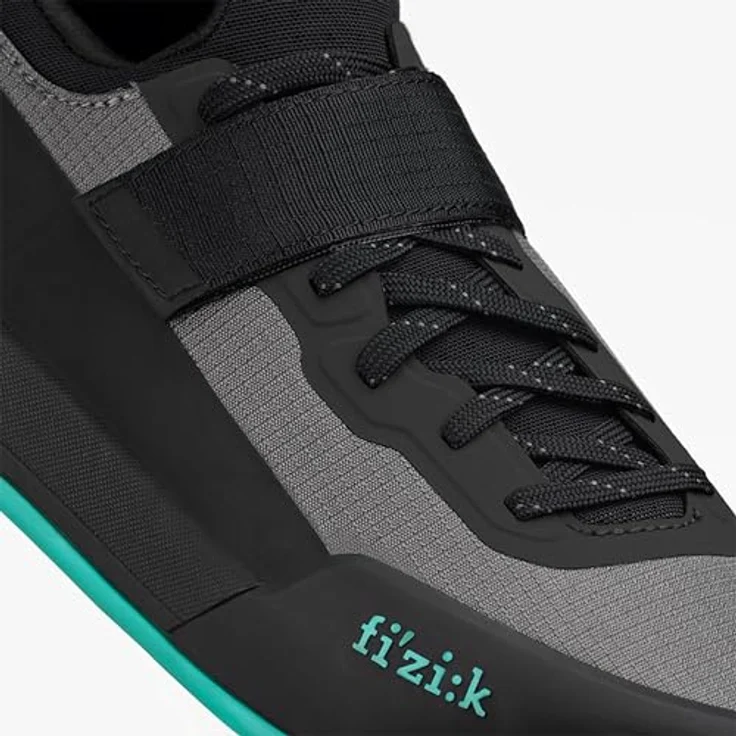 Fizik Gravita Tensor Flat MTB-Schuhe, schwarzes Ripstop-Obermaterial, Vibram Megagrip Sohle, EU 47 – Bild 4