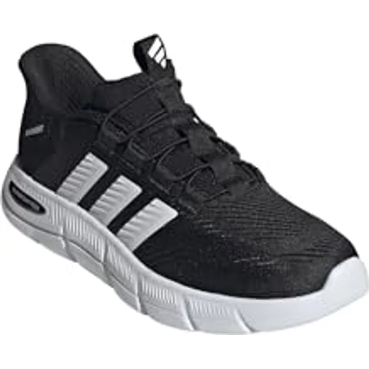 adidas Cloudfoam Flex Rapidfit, Laufschuhe mit HandsFree-Step-in-Technologie, Weiß/Core Black/Cloud White/Silver Metallic – Bild 4