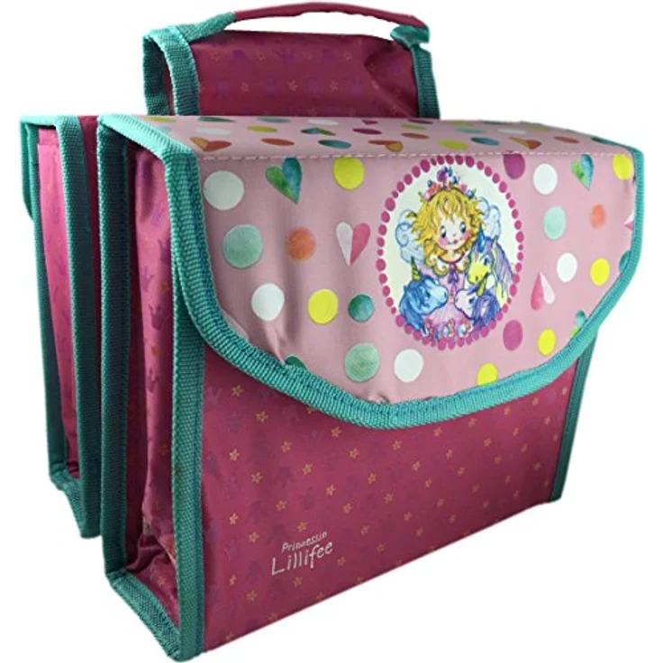 Doppelpacktasche Lillifee B230xH200xT80mm, rosa, mit Motiv – Bild 2