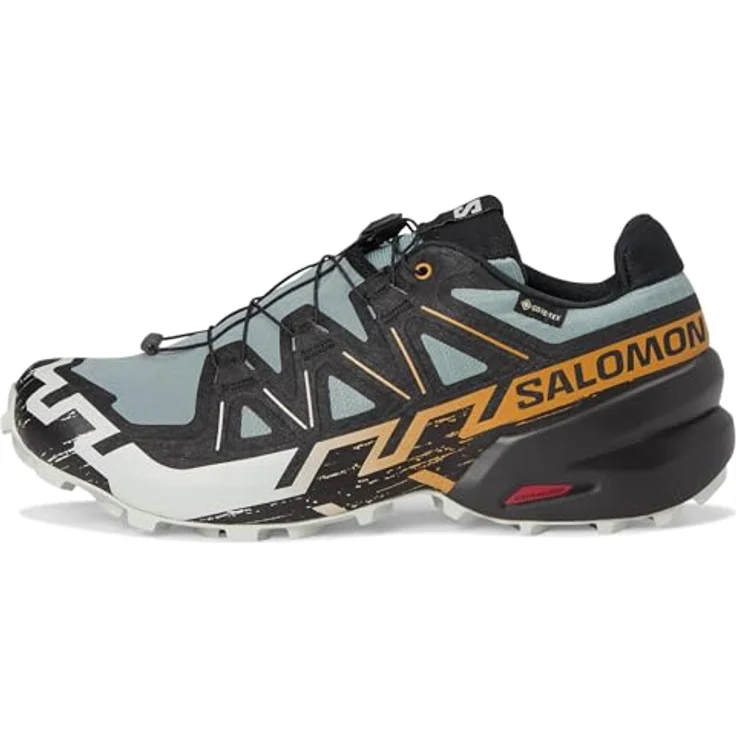 Salomon Errores de Foto L47880000, Wanderschuhe mit robustem Mesh-Obermaterial, Schnellschnürung, Trooper/Black/Wood Thrush, Größe 46 2/3 – Bild 4