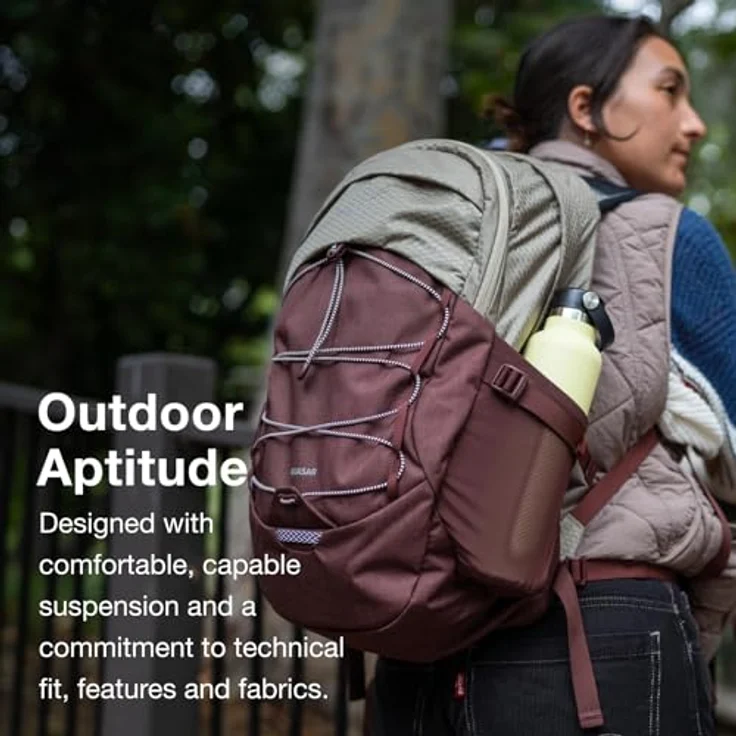 Osprey Quasar, Wanderrucksack in Phantom Grey Heather mit vielseitigem Stauraum und komfortablem Tragesystem – Bild 4