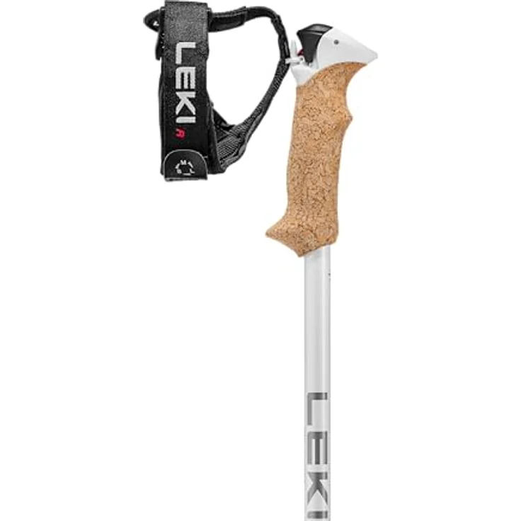 LEKI Damen Stella S Skistöcke, Fixlänge, Aluminium HTS 5.5, 120CM, White-Silver-Whitegold – Bild 2