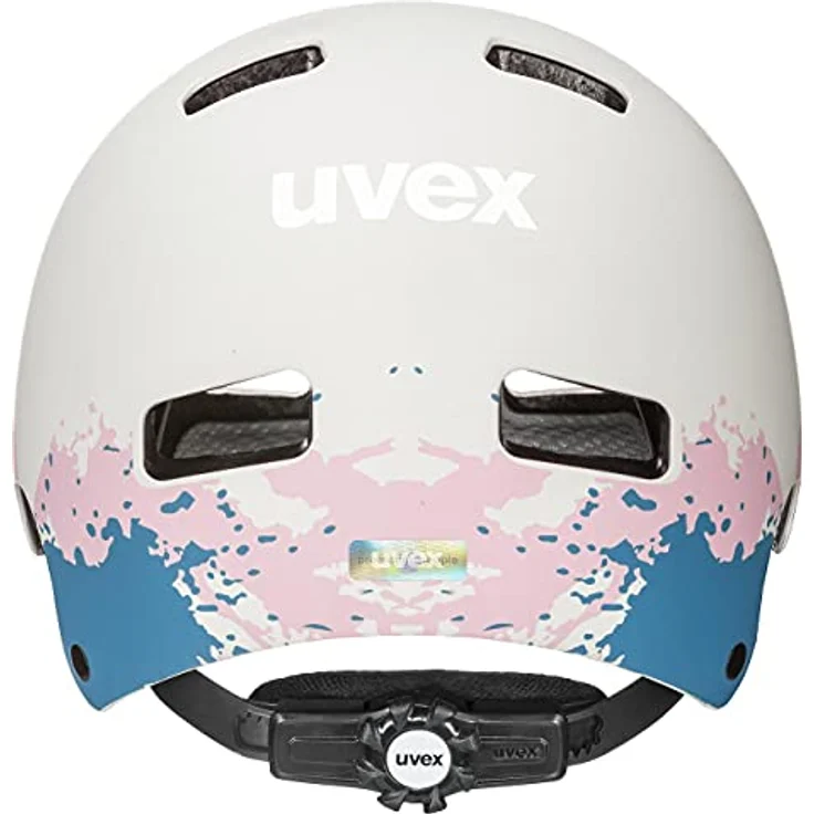 Uvex kid 3 cc grey-grapefruit matt 51-55 cm – Bild 4