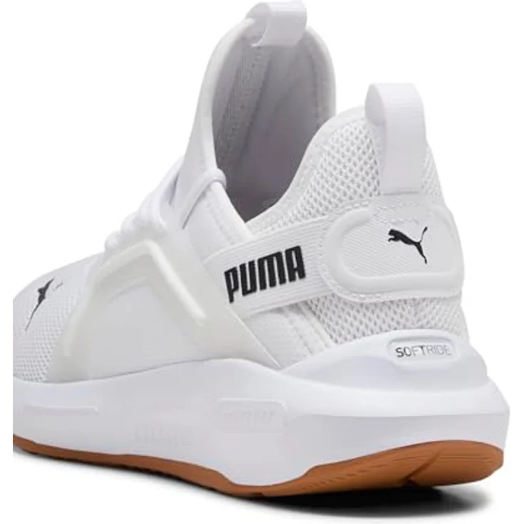 PUMA Softride Enzo 5 Laufschuhe Unisex, komfortable Sneaker mit SOFTRIDE EVA und recyceltem Obermaterial, weiss, Größe 46 EU – Bild 3