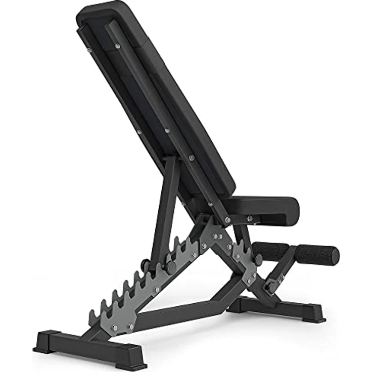 Marbo Sport Doppelseitige Bank verstellbare Hantelbank Trainingsbank MS-L101 2.0, Schwarz – Bild 3
