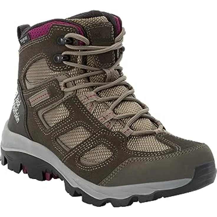 Jack Wolfskin VOJO 3 TEXAPORE MID W, Wasserdichter Damen-Wanderschuh mit atmungsaktivem TEXAPORE CORE-Futter und griffiger Gummisohle – Bild 4