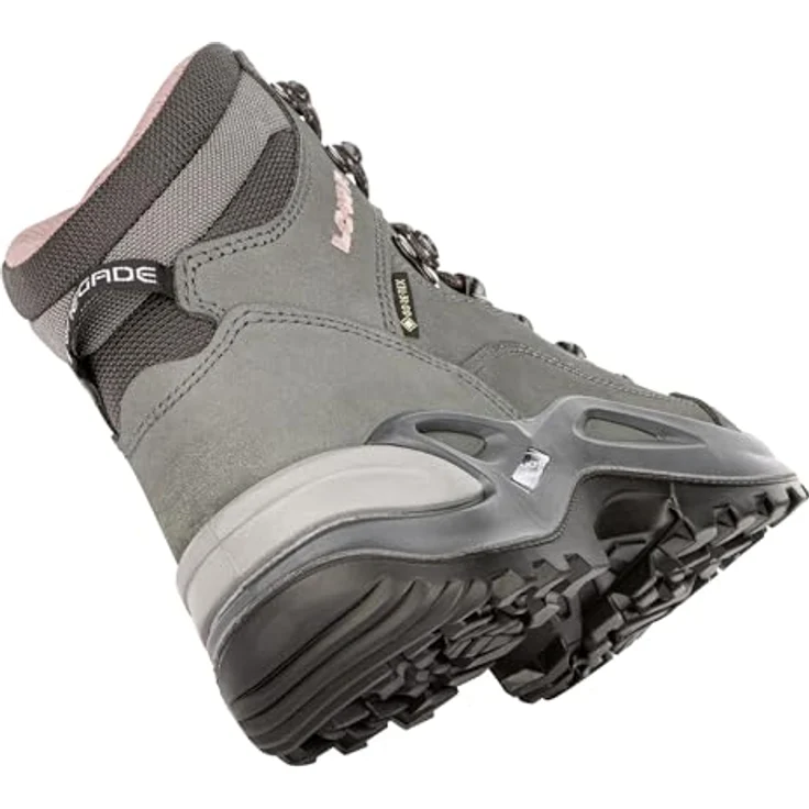 LOWA Renegade GTX Mid Damen Wanderschuh, Echtleder, grau, Größe 39,5 – Bild 2