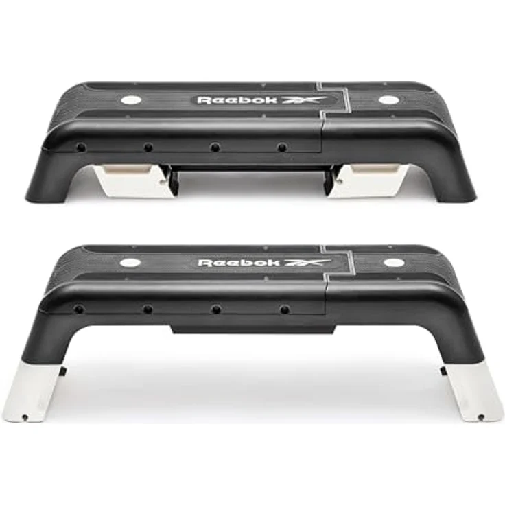Reebok Stepper, Steppbrett mit neigbarem Deck und Höhenverstellung auf zwei Ebenen, 121 x 33 x 35 cm – Bild 9