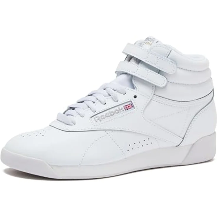 Reebok Free Style Hi Classic, Leder Sneaker mit EVA-Zwischensohle, knöchelhoch, weiß – 4 Großbritannien - 37 EU - 6,5 US – Bild 1