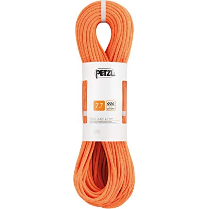 Petzl Paso Guide, Kletterseil 60 m, 7,7 mm, wasserabweisende Guide UIAA Dry Imprägnierung für Eisklettern und Bergsteigen – Bild 1