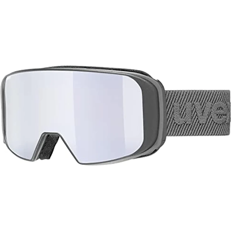 Uvex saga TO - Skibrille mit Wechselscheibe, zugfreie Rahmenbelüftung - rhino matt/silver-LGL clear - one size – Bild 1