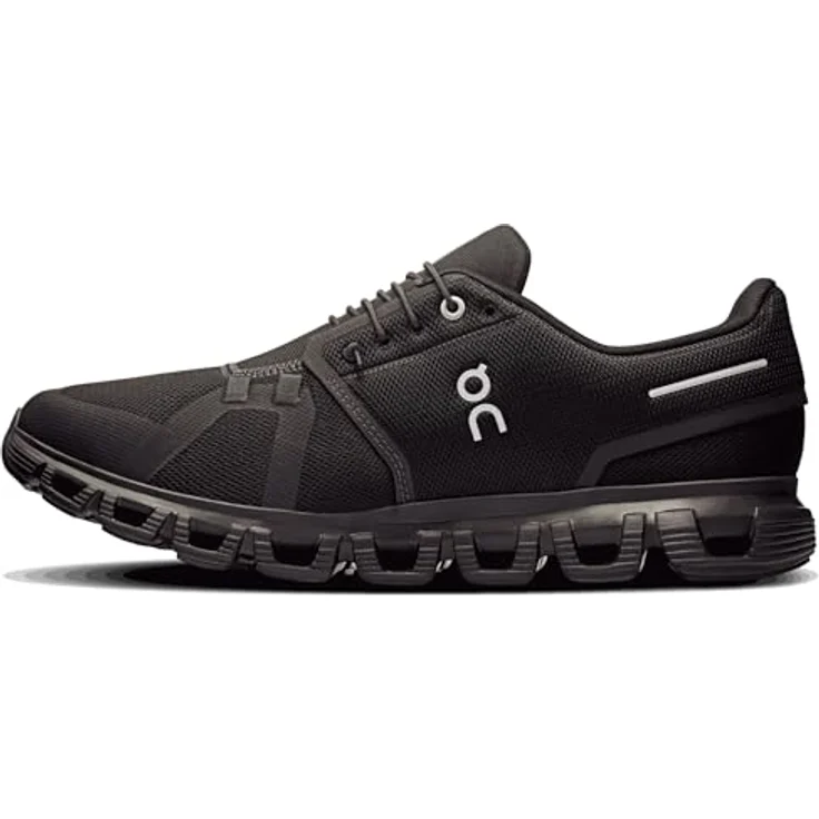 On Running Cloud 6, Herren Laufschuhe mit CloudTec®-Dämpfung, Schwarz, Größe 42 – Bild 3