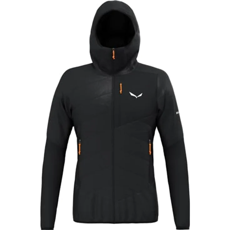 Salewa ORTLES HYB TWR JACKET M, Hybridjacke Herren, wasserabweisend, TIROL WOOL®-Füllung, schwarz, Größe 52 – Bild 1