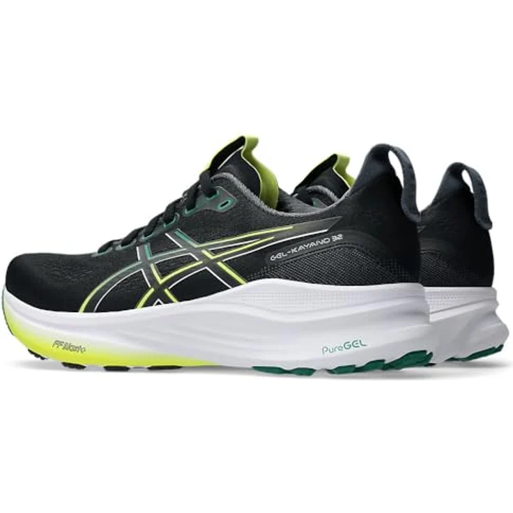 ASICS Performance Gel-Kayano 32, Herren Laufschuhe mit FF BLAST™ PLUS Foam-Mittelsohle, adaptivem 4D GUIDANCE SYSTEM™, Schwarz, Größe 41.5 – Bild 2