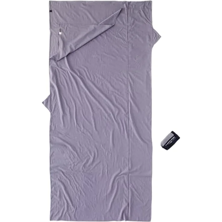 Cocoon XL Schlafsack, extrem leicht aus ägyptischer Baumwolle mit Insect Shield Insektenschutz, 230 cm