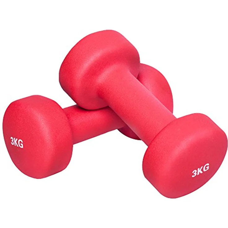 GORILLA SPORTS® Neopren Kurzhanteln - 2er Set, 2x0,5kg, 2x1kg, 2x2kg, 2x3kg, 2x4kg, 2x5kg, 31kg Komplettset, rutschfest - Hanteln, Gewichte, Hantelset, Dumbbells, Gymnastikhanteln, Fitness – Bild 1