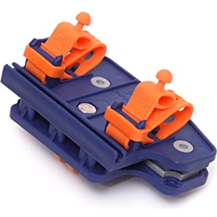 Peggy Peg Fix&Go AntiFlap Markisenklemme, 2er-Pack in Blau und Orange, verhindert Flattern des Markisentuchs – Bild 4