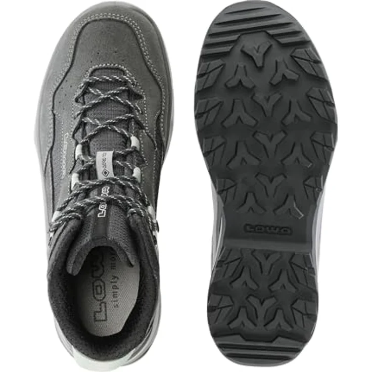 LOWA VENTIERRA GTX QC WS, Wanderschuhe Damen, grau, Größe 39 1/2 EU, wasserdicht und atmungsaktiv mit GORE-TEX®-Membran – Bild 6