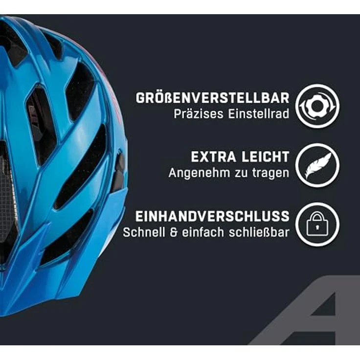 Alpina Fahrradhelm PANOMA 2. 0 52-57 cm, true bvlue pink – Bild 4