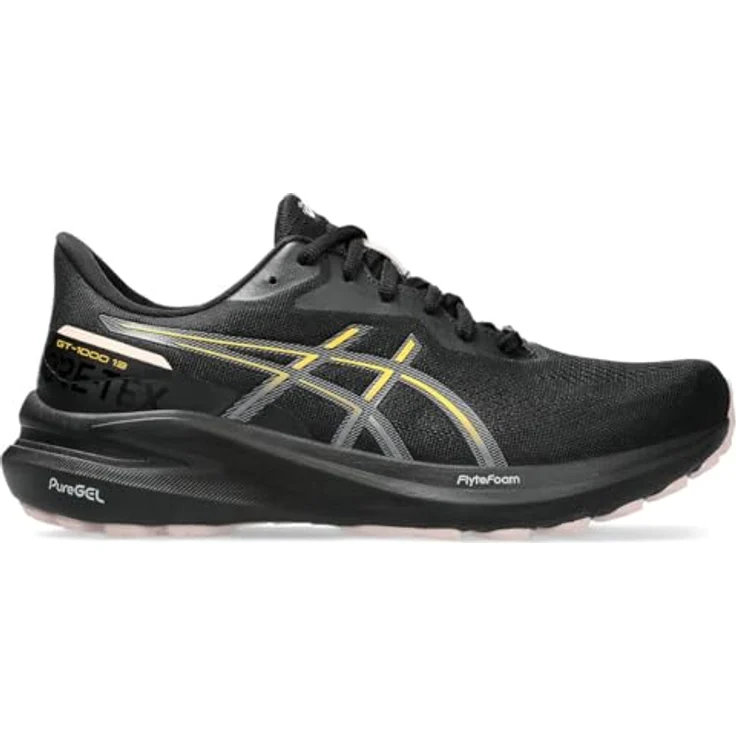 ASICS Performance GT-1000 13 GTX, Damen Laufschuhe mit FlyteFoam-Technologie und Gore-Tex, Schwarz – Bild 4