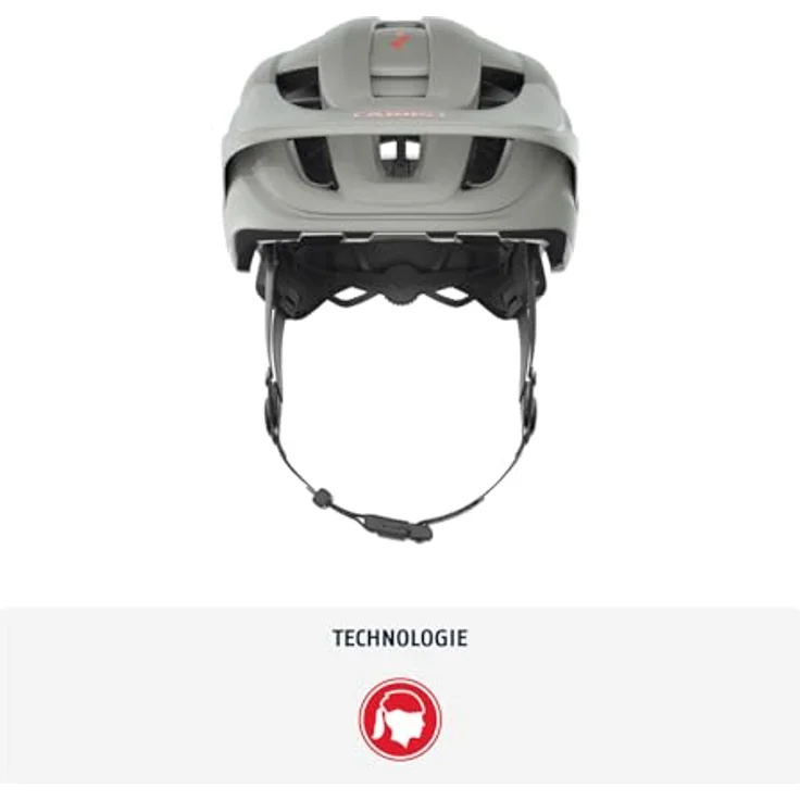 ABUS CliffHanger MTB-Helm, Grau S, mit Zoom Ace Verstellsystem und FidLock Magnetschnalle – Bild 2