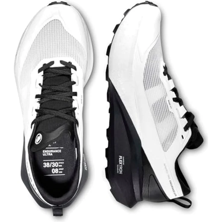 Mammut Aenergy Trail Endurance Ultra Low Men - Trailrunning-Schuhe für lange Distanzen mit Flextron® PRO-Antriebsplatte, weiß-schwarz, Größe 11 UK / 46 – Bild 6