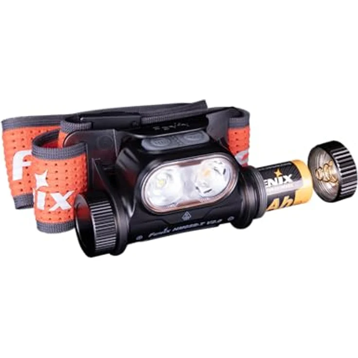 Fenix HM65R-T v2.0, wiederaufladbare Stirnlampe mit 1600 Lumen, bis zu 300 Stunden Laufzeit, bidirektionales Kopfband, IP68 staub- und wasserdicht – Bild 3