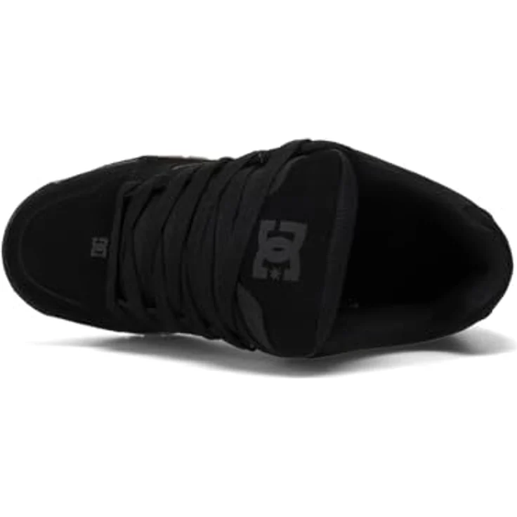DC Shoes DC Coiler, Laufschuhe aus Leder und Synthetik, schwarz/gold, Größe EU 47 – Bild 7