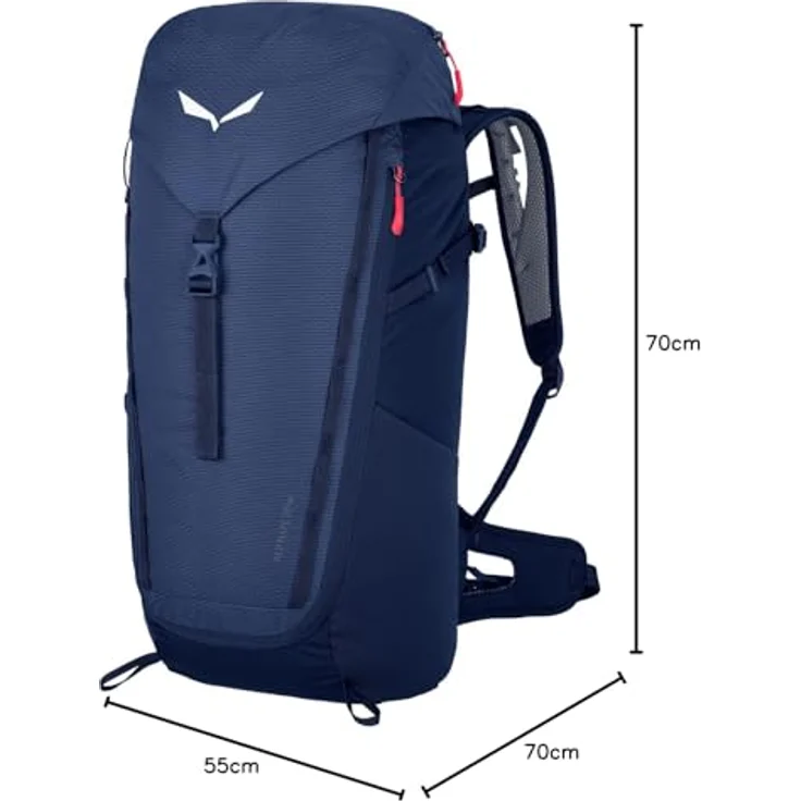 Salewa Alp Mate 30L Rucksack, 60 cm, blau, 100% Polyamid, für Wanderungen geeignet – Bild 4