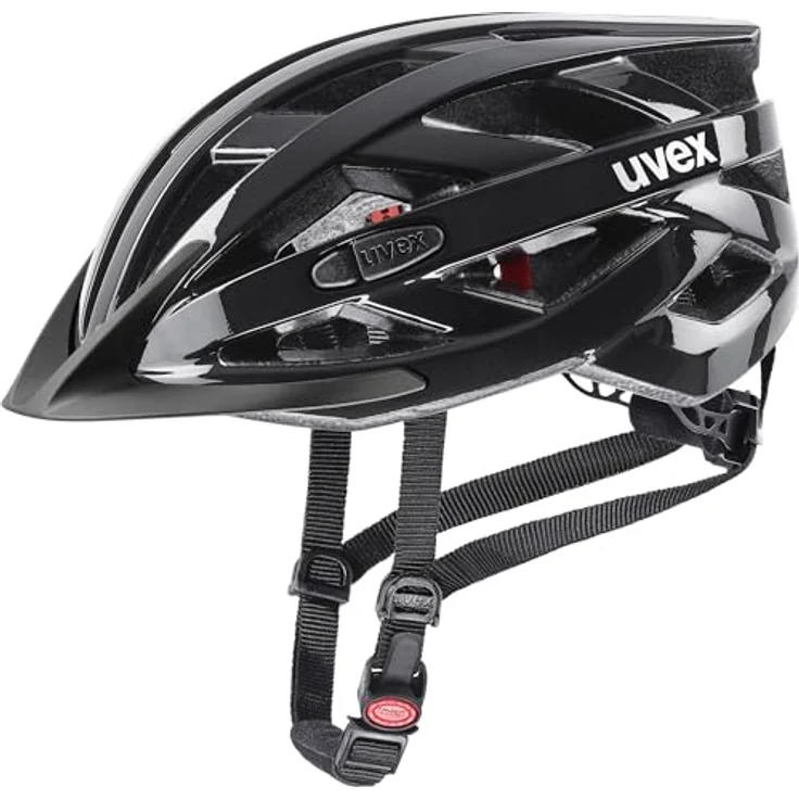 Uvex Sports i-vo 3D Velohelm, verstellbar (52 - 57 cm), schwarz, mit Belüftung und Sonnenblende – Bild 2
