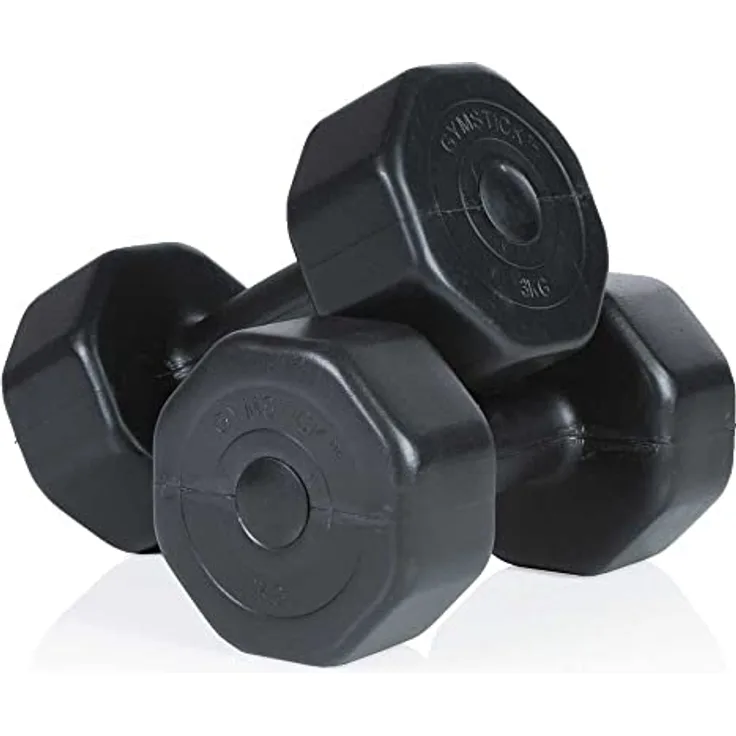 Gymstick Hanteln, verstellbare Gewichte für individuelles Training, schwarz