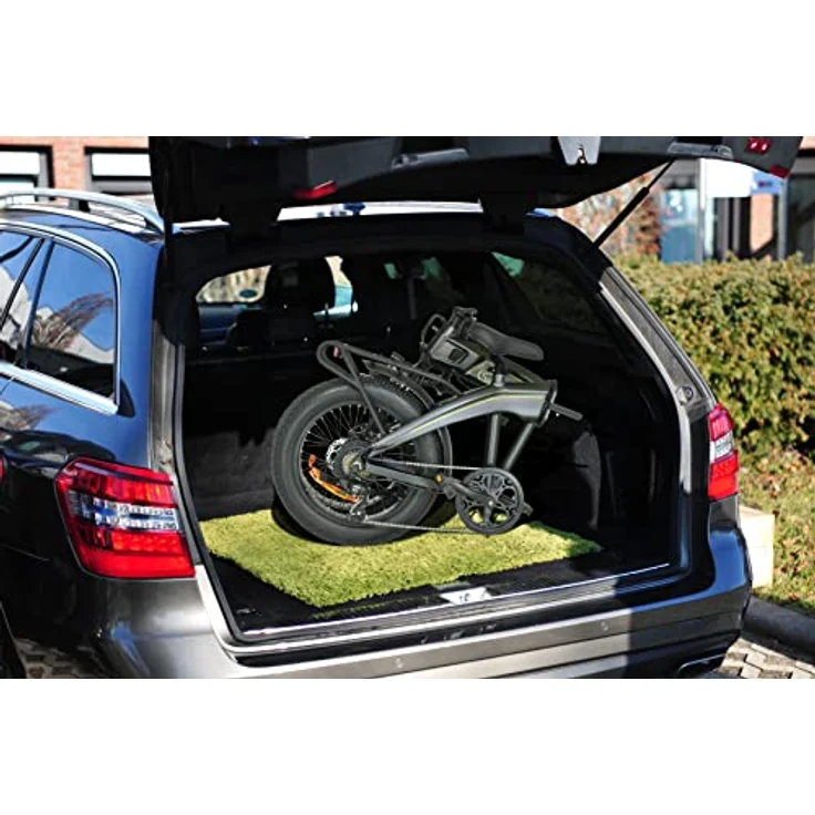 SachsenRAD E-Folding Bike Klapprad F6 Safari 20 Zoll Fatbike StVZO | 85N.M Bafang Geländemotor | Interne Kabelführung | Hochwertige Eloxierung | Klappbar Pedelec e-Fatbike, Schwarz – Bild 4