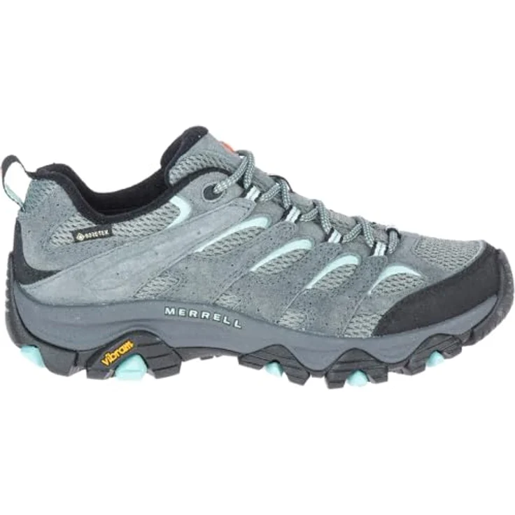 Merrell Moab 3 GTX, Damen Wanderschuhe, grau, GORE-TEX, Vibram-Außensohle, reguläre Passform – Bild 2