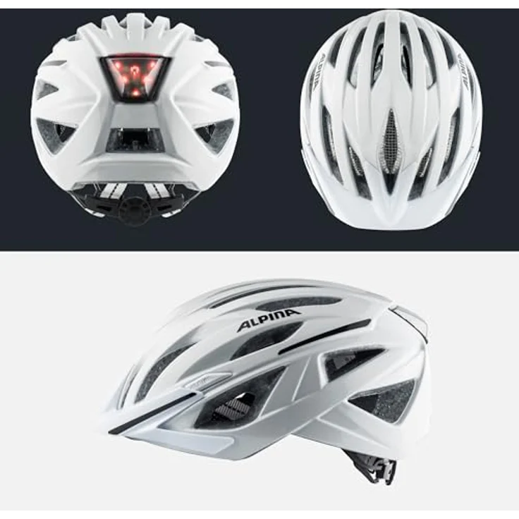 Alpina Helm Haga white Gr. 51-56 cm – Bild 5
