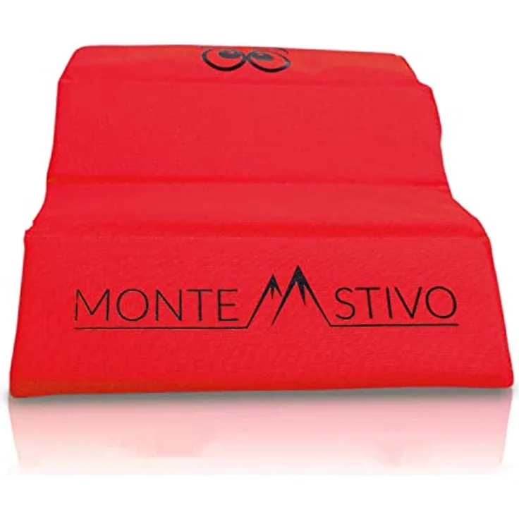 Monte Stivo® Expedition, 4-fach faltbare Outdoor-Sitzmatte 30x40 cm für Kinder und Erwachsene, rot, ideal zum Wandern und Picknick – Bild 1
