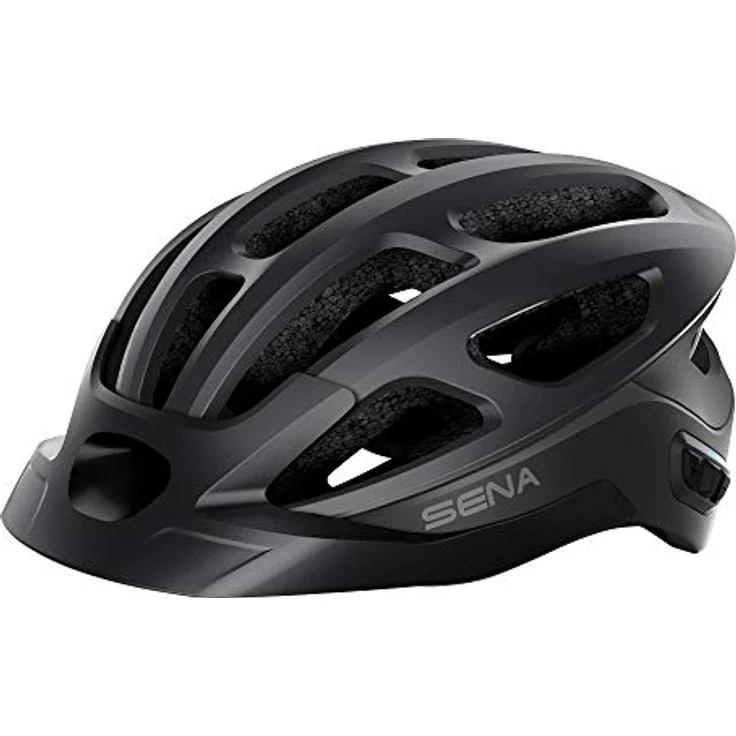 Sena Bike R1 Evo Helm M, Rennradhelm mit integriertem Kommunikationssystem, LED-Rücklicht und Geräuschkontrolle – Bild 1