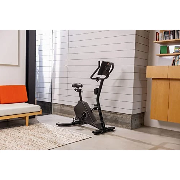 Schwinn 590U, Bluetoothverbindung mit JRNY™ und Zwift® app für Smartphone oder Tablet, Intuitives 7" LCD Farbdisplay, integrierte Bluetooth Lautsprecher, Ablage für Tablet, USB-Ladebuchse – Bild 4