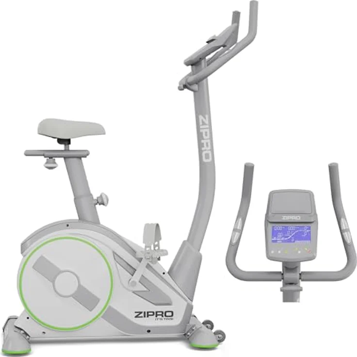ZIPRO RAVE Heimtrainer Fahrrad - 32-Stufen-Widerstand, Herzfrequenzsensor, 11 Trainingsprogramme, Verstellbare Sitz- und Lenkerposition, Bluetooth-Konnektivität, Ergometer, Ideal für Cardio & Fitness – Bild 1