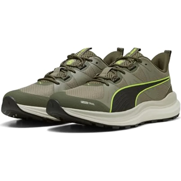 PUMA Reflect Lite Trail, Trailrunning-Schuhe mit PUMALite-Schaum und SOFTFOAM+, Grün, EU 44 – Bild 1