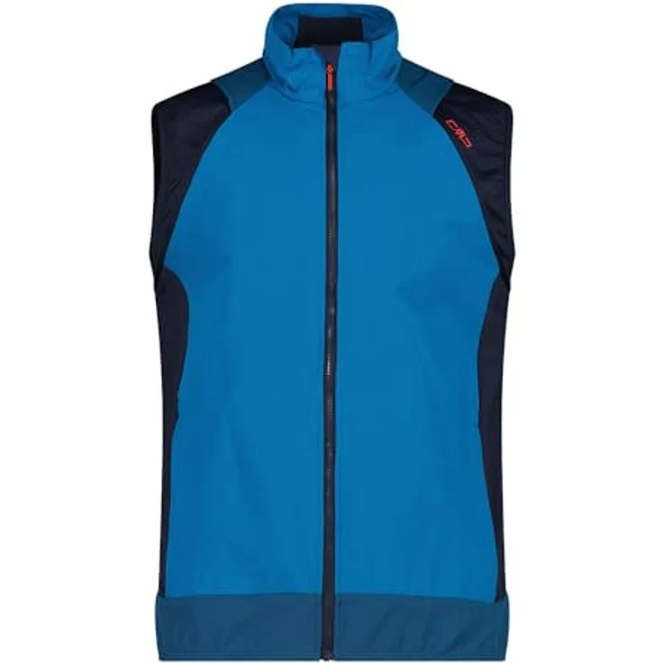CMP Hybridjacke Softshelljacke Weste Herren, blau, abnehmbare Ärmel, wind- und wasserabweisend, atmbare Materialien, praktische Reissverschlusstaschen – Bild 5