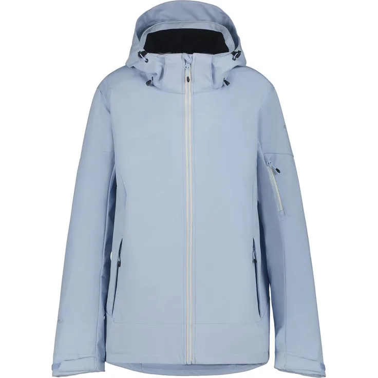 Icepeak Bathgate Women 54911, Softshelljacke für Damen, leicht und schnelltrocknend, blau, Größe 36
