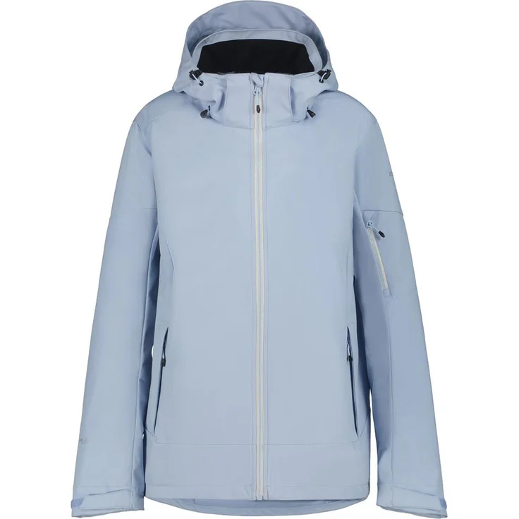 Icepeak Bathgate Women 54911, Softshelljacke für Damen, leicht und schnelltrocknend, blau, Größe 36