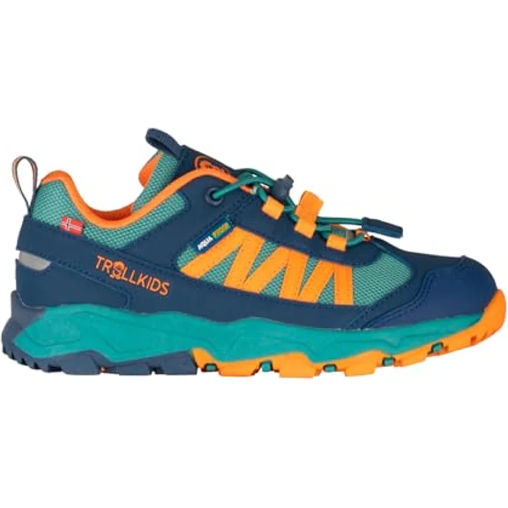 TROLLKIDS KIDS TRONFJELL HIKER LOW, wasserdichter Outdoorschuh mit hoher Dämpfung und profiliertem Grip – Bild 8