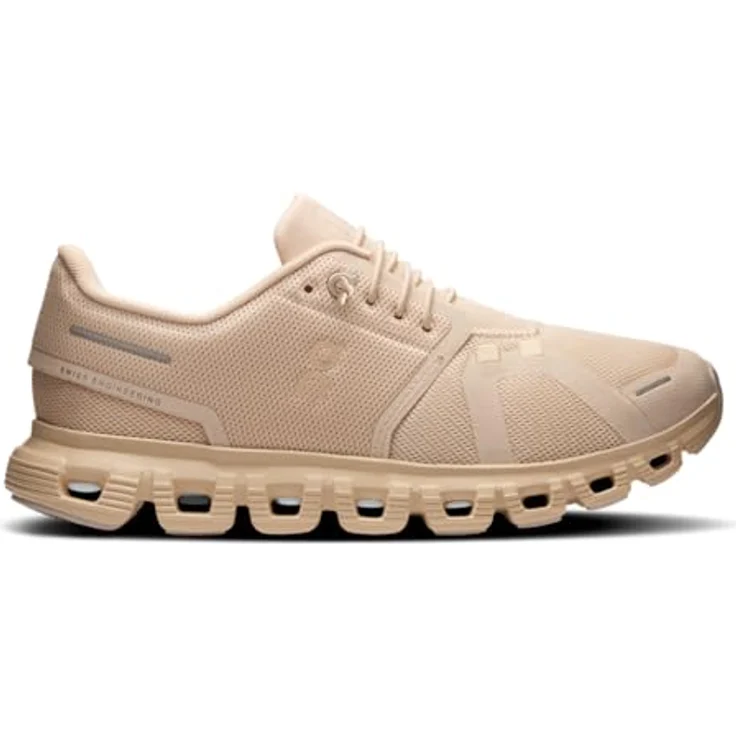 ON Cloud 6, Damen Laufschuhe mit bequemer Passform, beige, EU 40 – Bild 2
